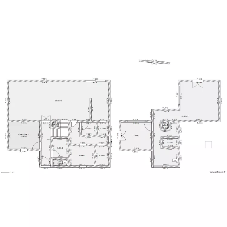 projet maison bbc. Plan de 