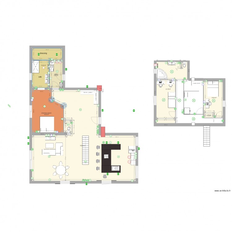 plan final elec maison . Plan de 0 pièce et 0 m2