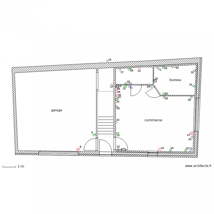 prise de courant local commercial. Plan de 0 pièce et 0 m2