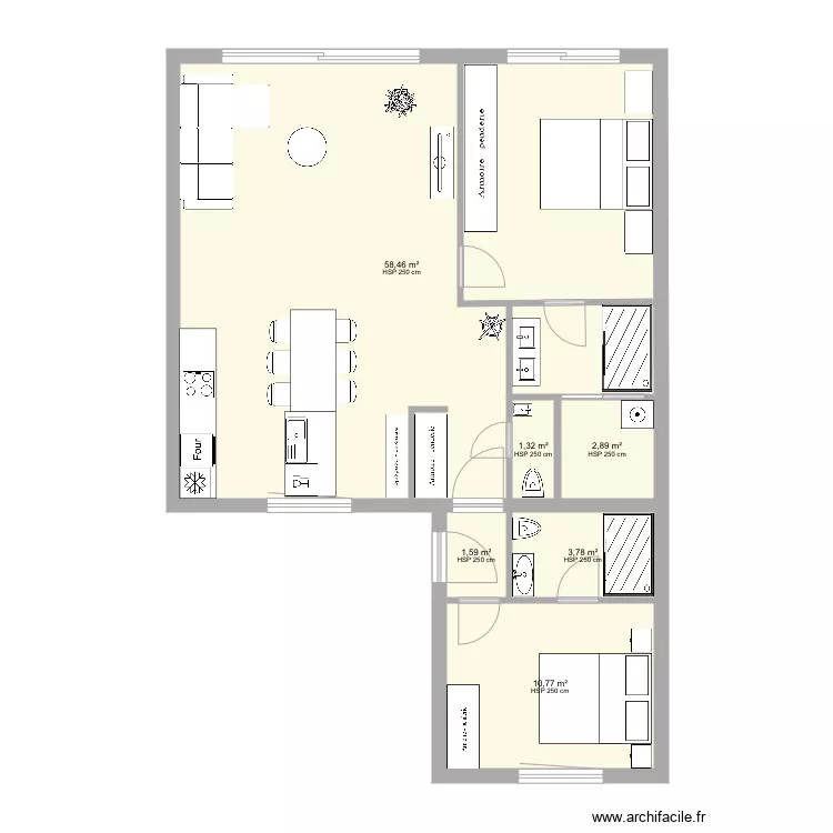 Projet maison La Panne 5. Plan de 