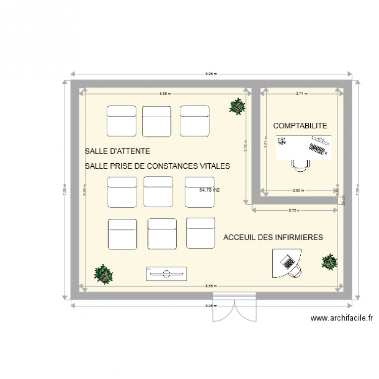 ACCEUIL. Plan de 0 pièce et 0 m2