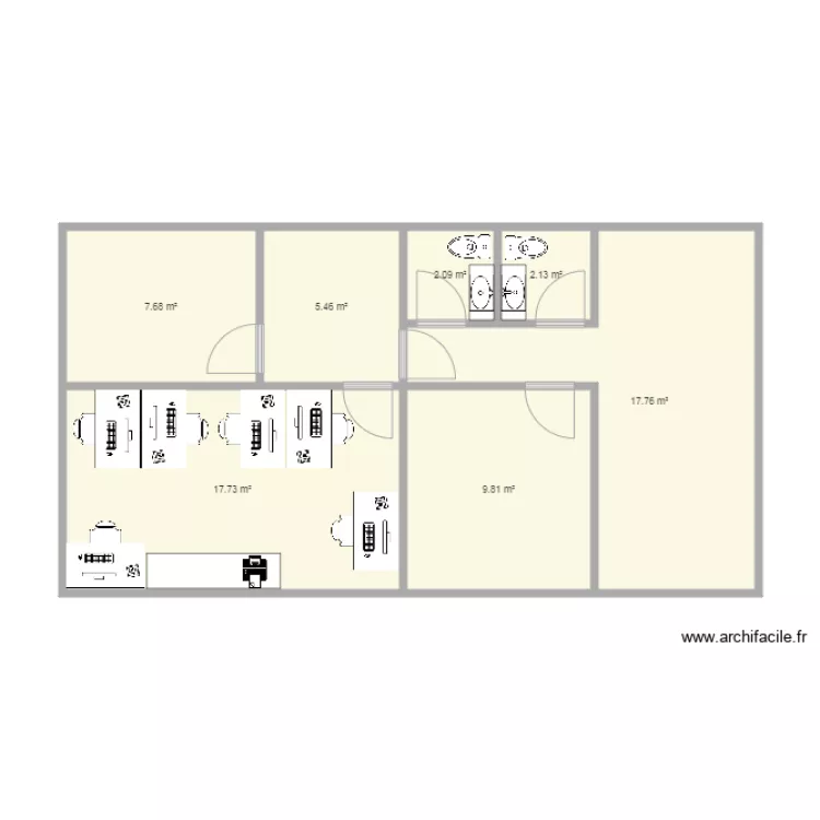 Bureau MTL. Plan de Bureau MTL. Plan de