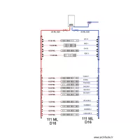 Shema r&eacute;novation circuit chauffage Peri