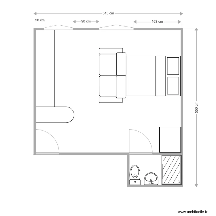 58 Gallieni. Plan de 