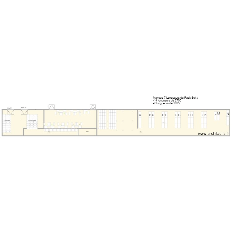 Zone 12. Plan de 5 pièces et 1095 m2