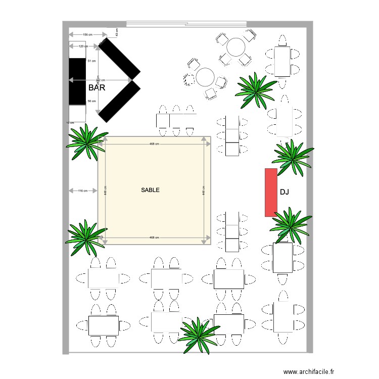 guinguette bof. Plan de 0 pièce et 0 m2