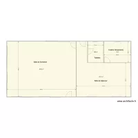 Salle de formation en maison sans cloison