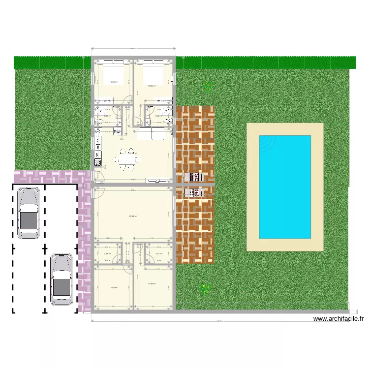 Moradia geminada Lapa. Plan de Moradia geminada Lapa. Plan de