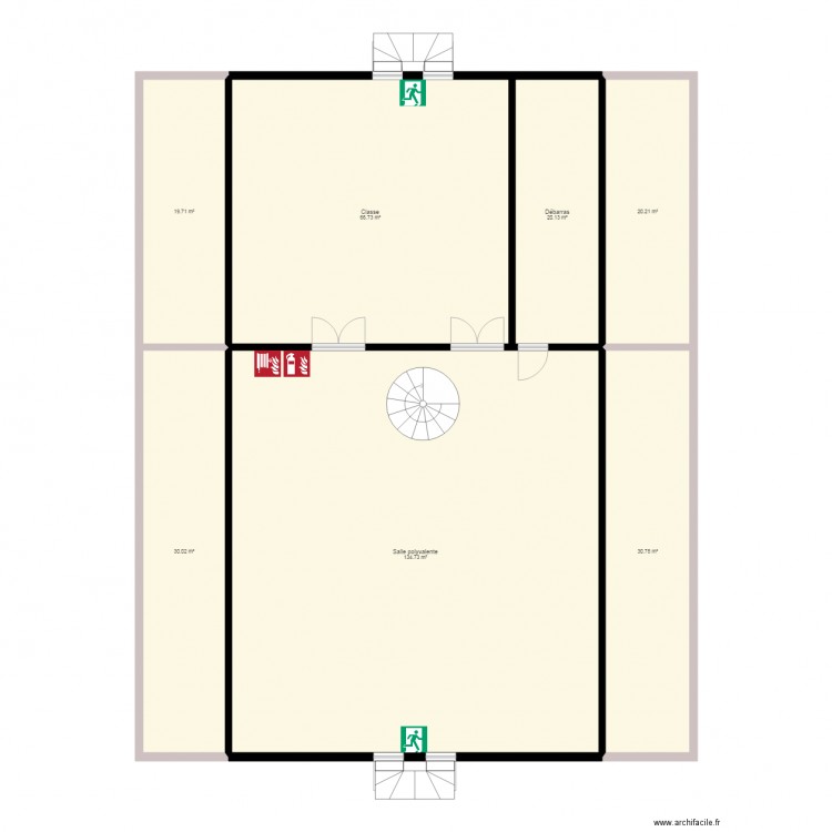 nouvelle aile chiny ETAGE. Plan de 0 pièce et 0 m2