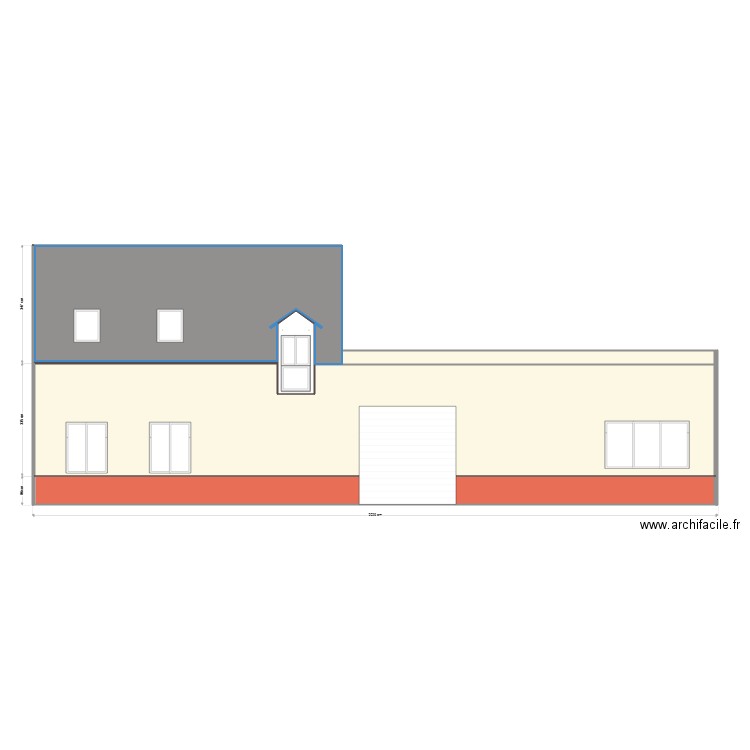 facade carlepont. Plan de 0 pièce et 0 m2