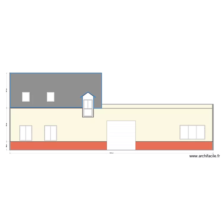 facade carlepont. Plan de facade carlepont. Plan de