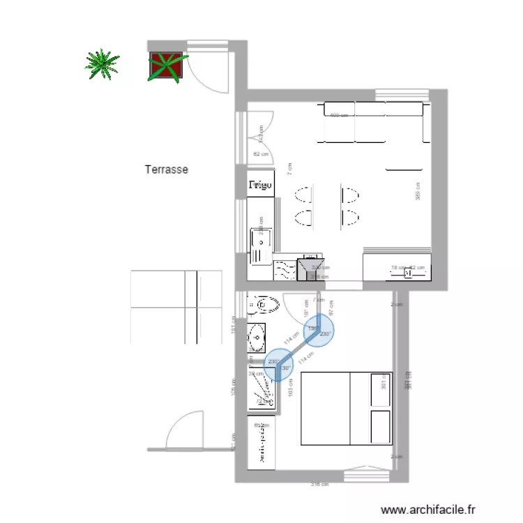 G&icirc;tes Zalana Al&eacute;ria . Plan de 