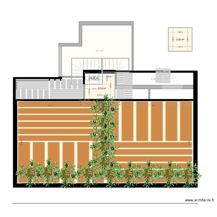 LES MINIMES. Plan de 18 pièces et 278 m2