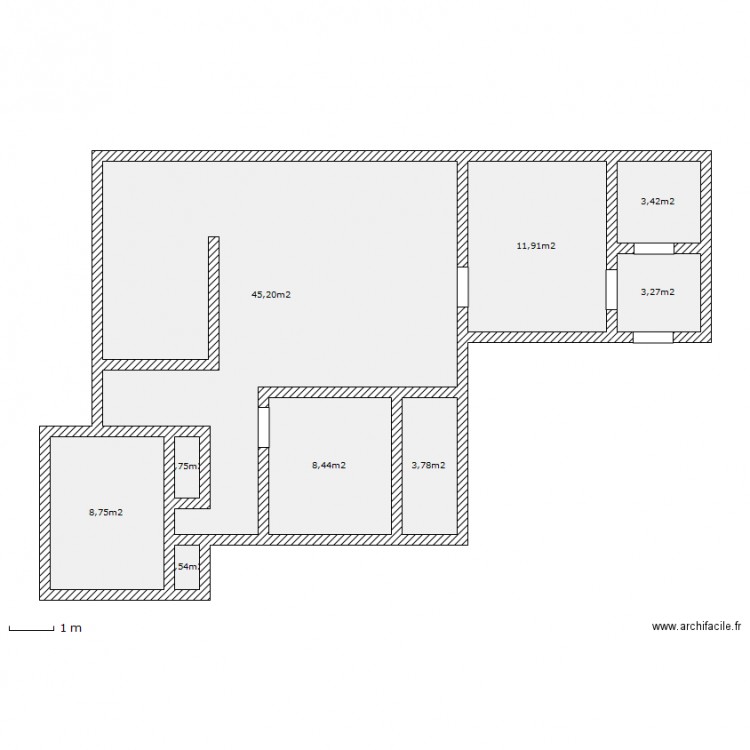 yann rez de chaussée. Plan de 0 pièce et 0 m2