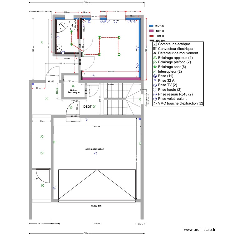 Studio lot B RDCH 11 08 2021. Plan de 0 pièce et 0 m2