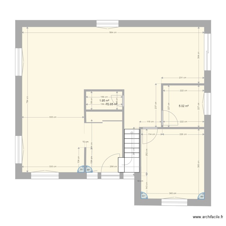 plan projet REGALEIRA THANN. Plan de 0 pièce et 0 m2