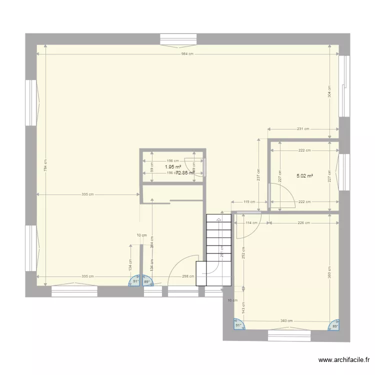 plan projet REGALEIRA THANN. Plan de 