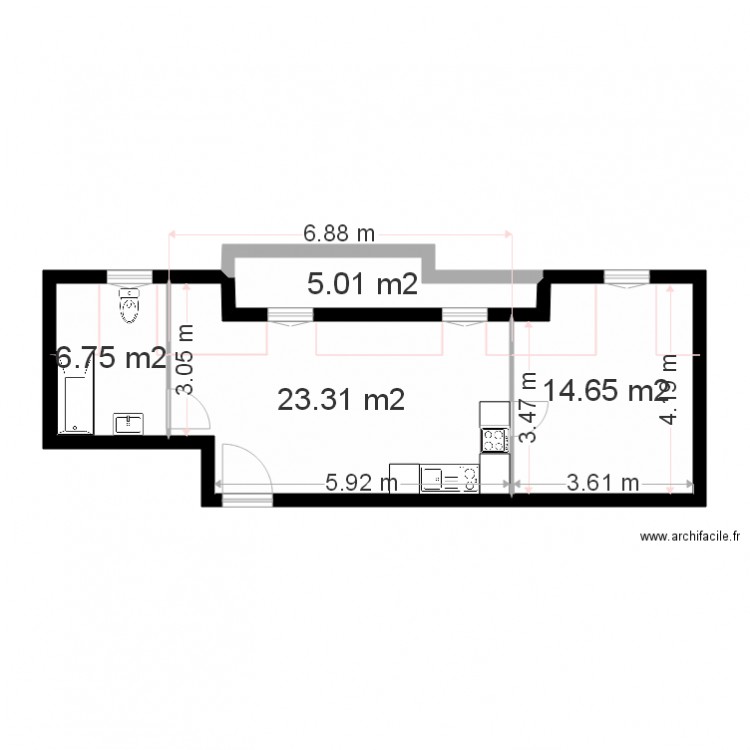 Plan. Plan de 0 pièce et 0 m2