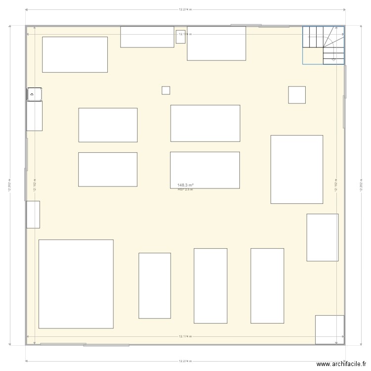 Laboratorio de corrosion. Plan de 0 pièce et 0 m2