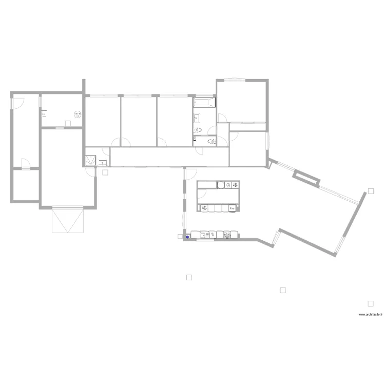 MAISON BREDE  EXISTANT RESEAU ASSAINISSEMENT. Plan de 