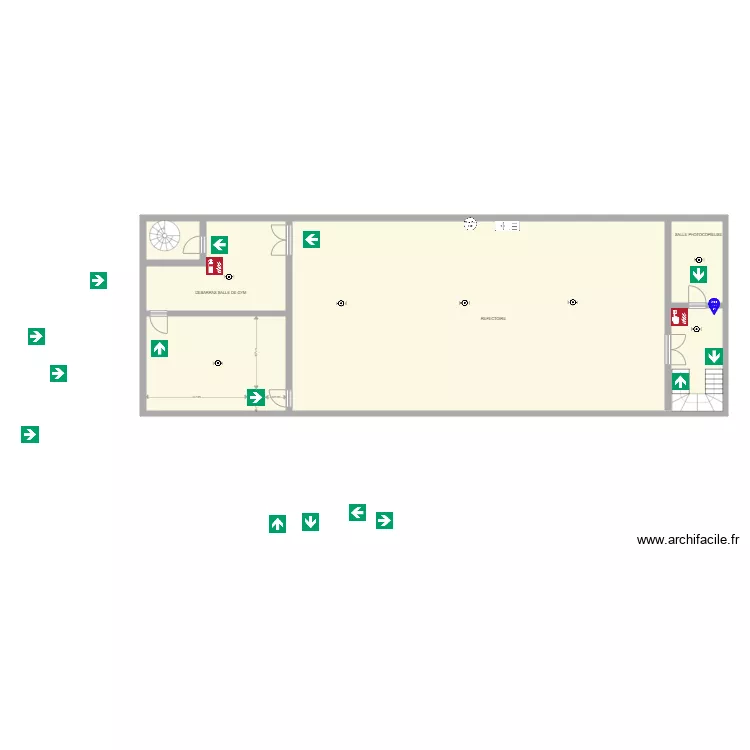 TOURNAI VERTE ET SACRE COEUR  24 aout 1er &eacute;tage. Plan de 0 pièce et 0 m2