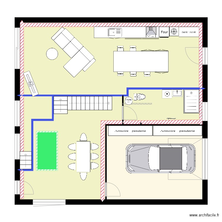 Malo H. Plan de 37 pièces et 276 m2