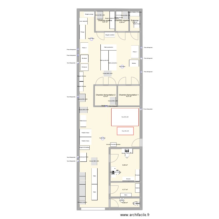 Dorian 120m2 - Montreuil 4. Plan de 9 pièces et 113 m2
