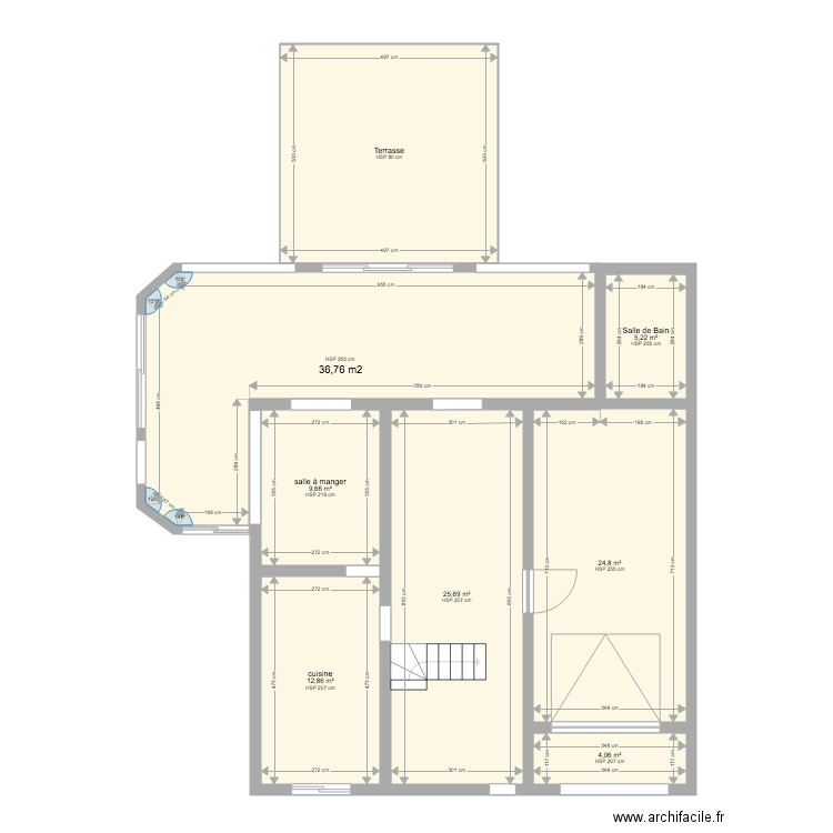 Maison bas projet 2. Plan de 0 pièce et 0 m2
