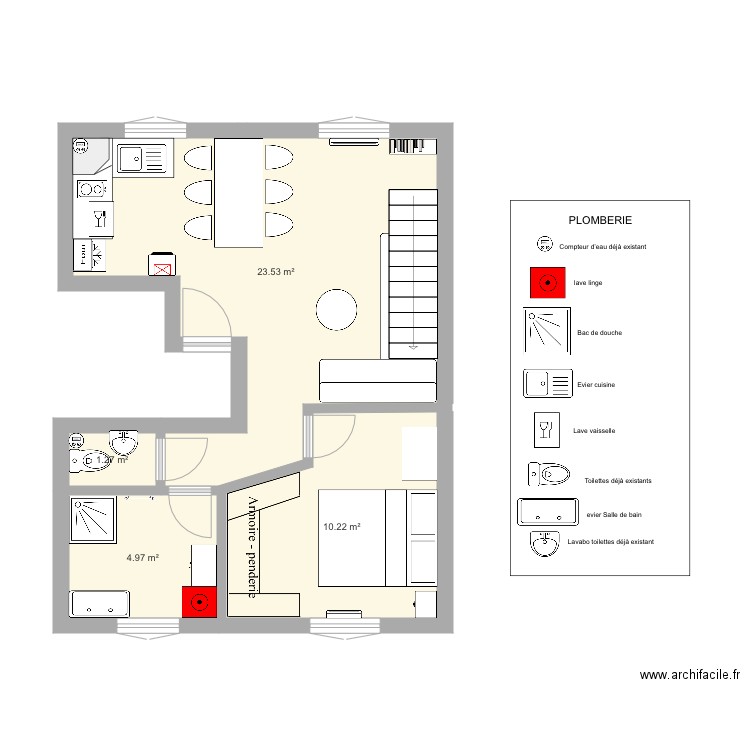 Plan électricité2. Plan de 0 pièce et 0 m2