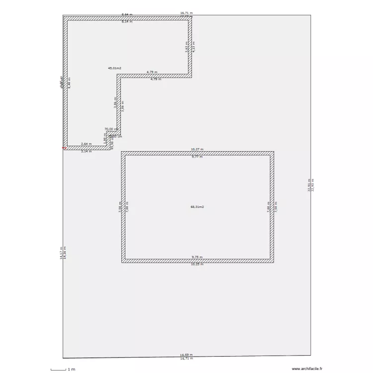 Plan pr&eacute;vu. Plan de 
