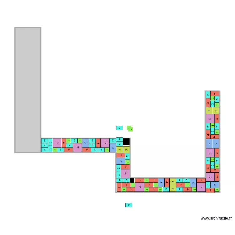 TERRASSE PTK. Plan de 