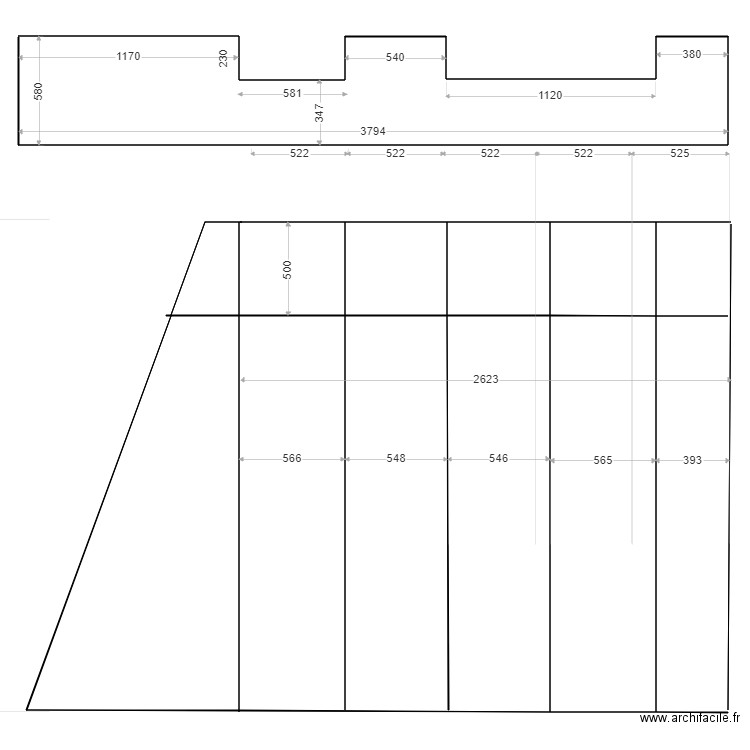 placard monge. Plan de 0 pièce et 0 m2