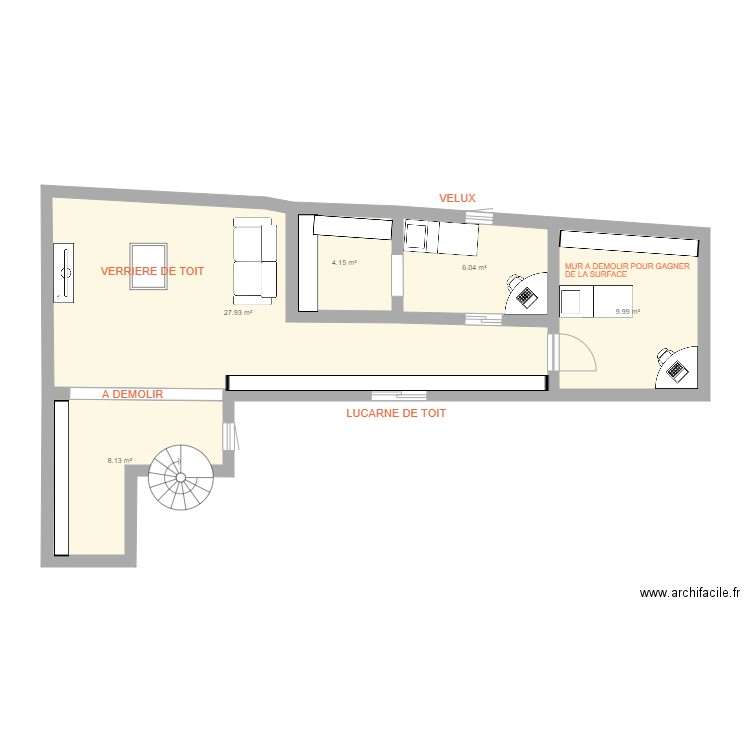 Maison Hautvillers 1. Plan de 0 pièce et 0 m2
