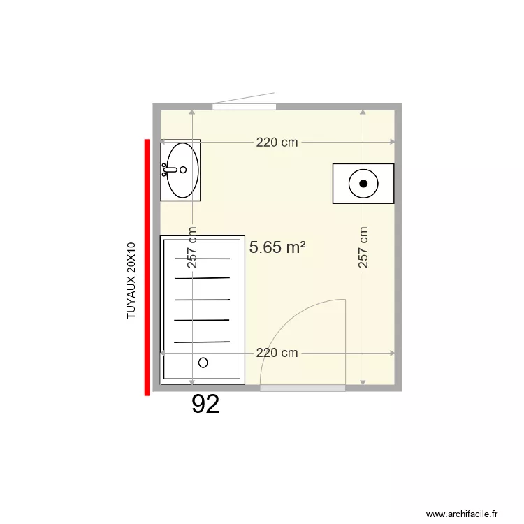 LEFEBVRE CLAUDE . Plan de 