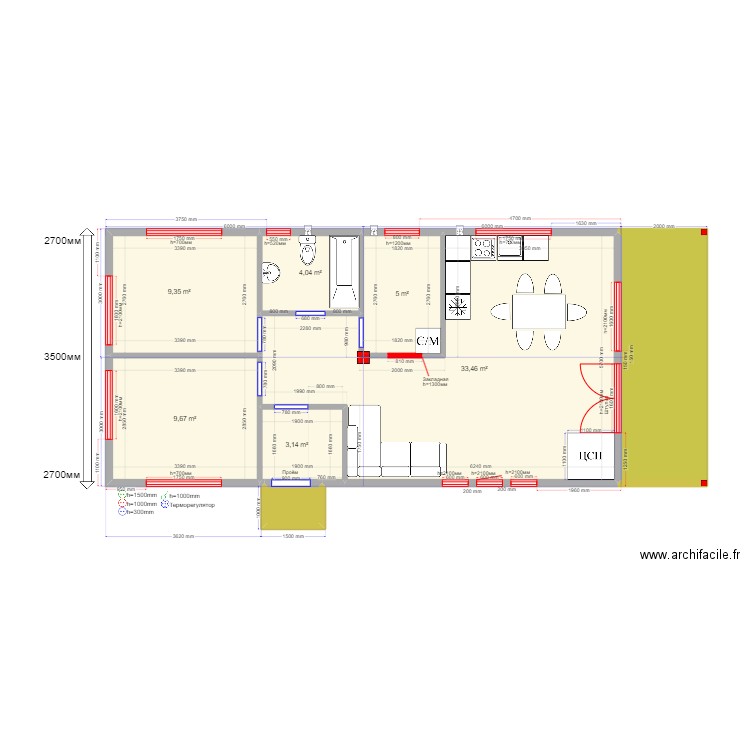 Сергей Барн. Plan de 0 pièce et 0 m2