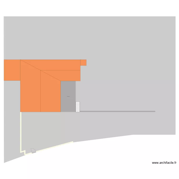 D&eacute;tail ext&eacute;rieur. Plan de 