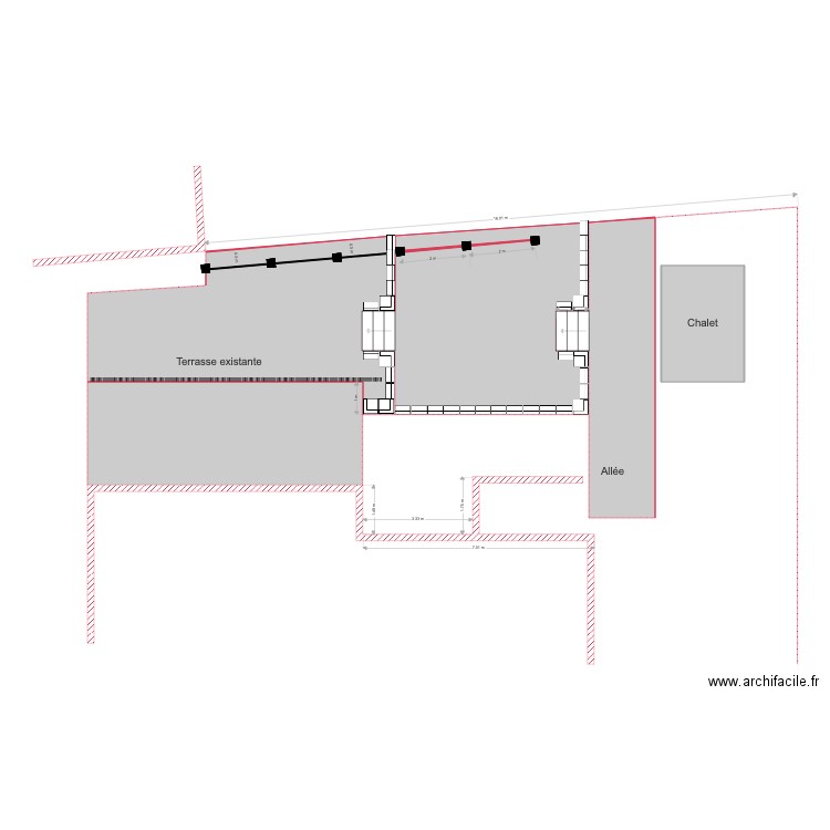 Plan DP Cloture. Plan de 0 pièce et 0 m2