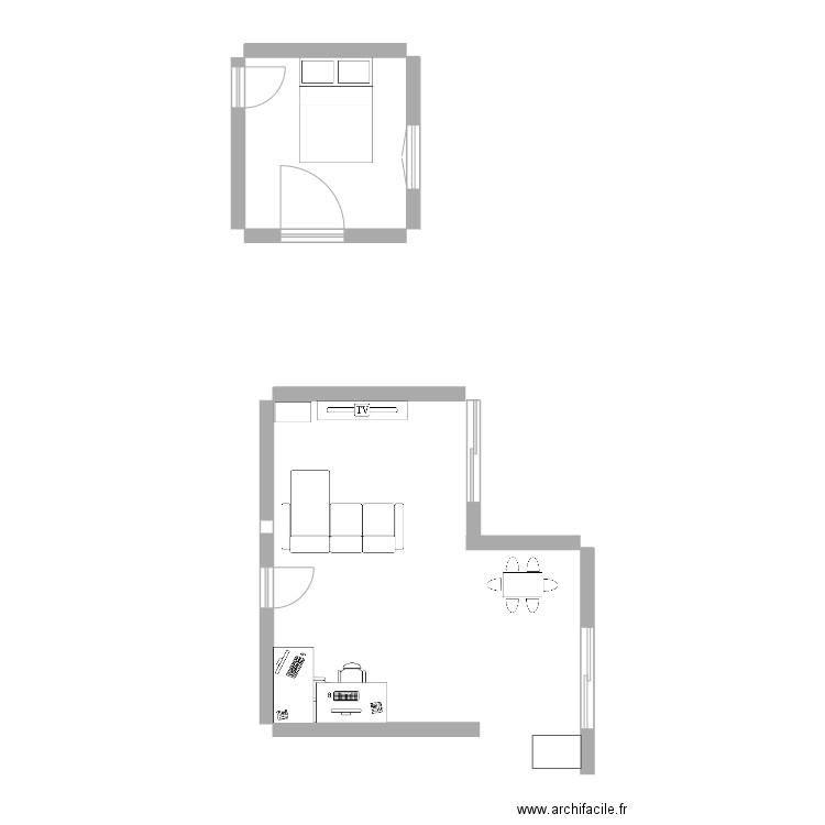 Salon. Plan de 0 pièce et 0 m2