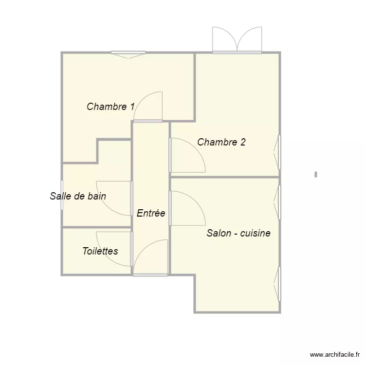 SCI Famille DOURS - RDC. Plan de 