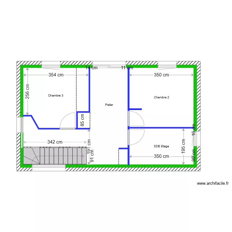 Plan Etage Bourgenay Porte 83. Plan de 