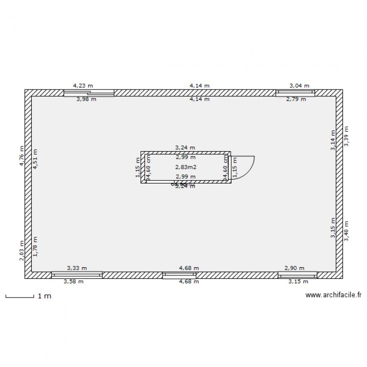 Fred et Cyrielle combles. Plan de 0 pièce et 0 m2