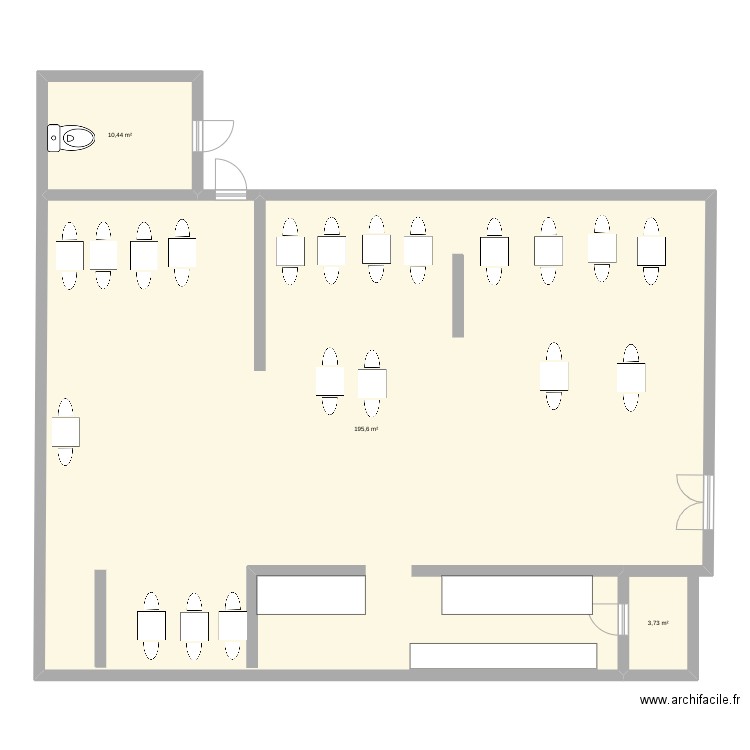 croustille. Plan de 0 pièce et 0 m2