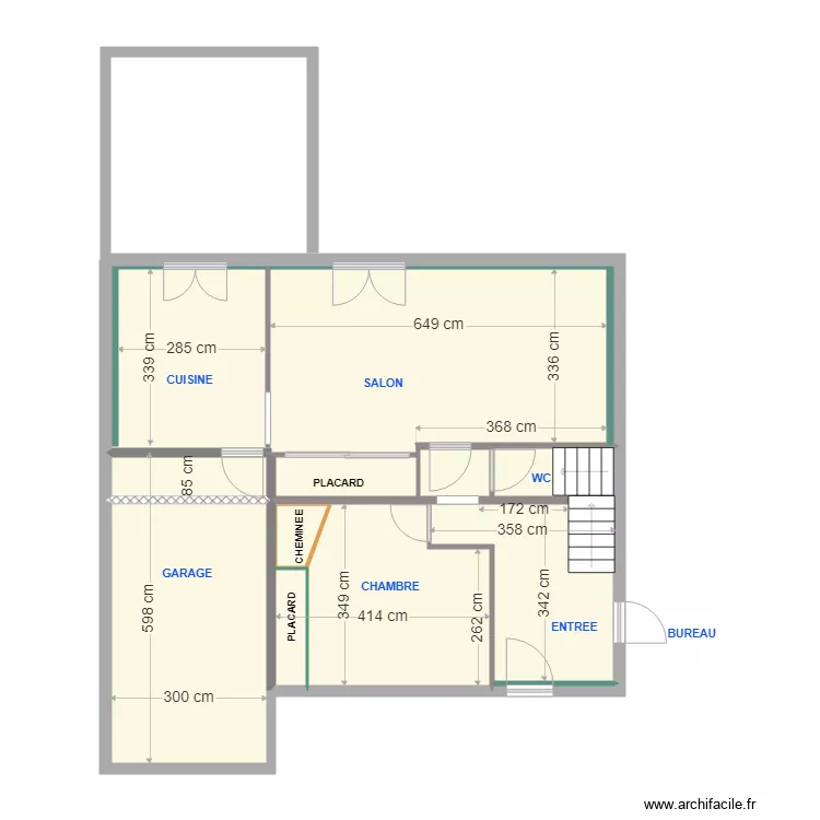 ARTIGUES rdc1. Plan de 