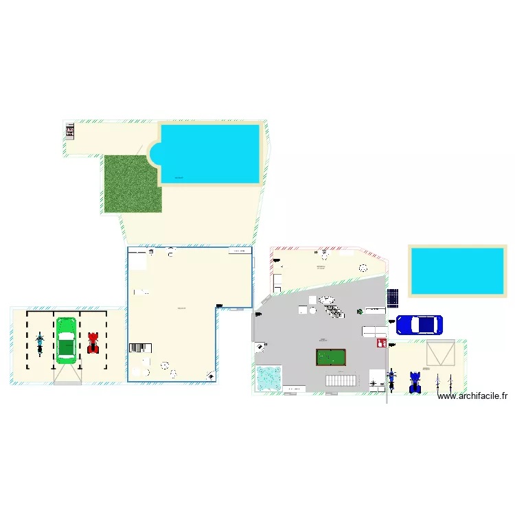 maison lyse nino anna. Plan de 