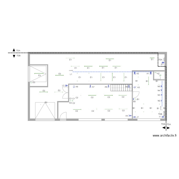 Rez Mercator. Plan de 0 pièce et 0 m2