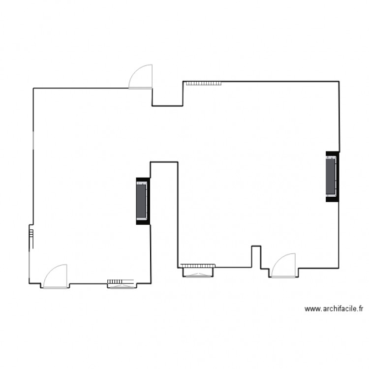 Cuisine et salon. Plan de 0 pièce et 0 m2