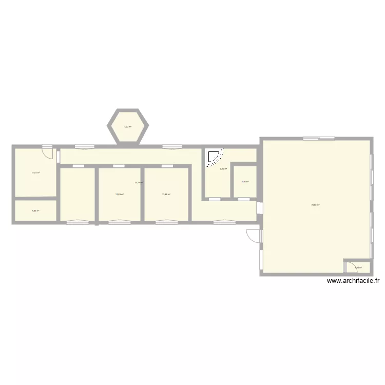 maison port saint p&egrave;re. Plan de 