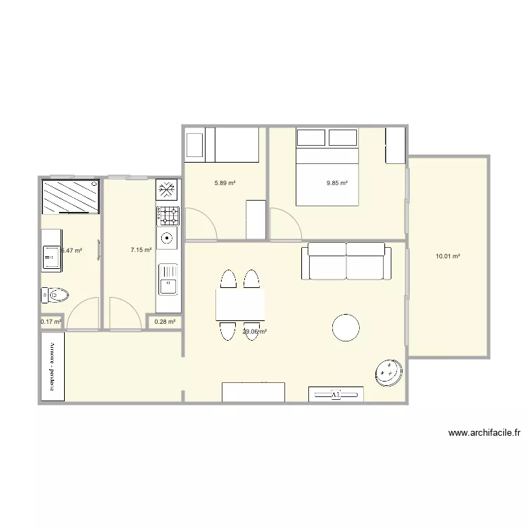 Santa Clara 2 base phase 1 pour la loc. Plan de 