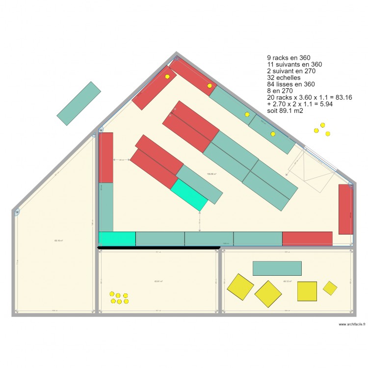 rackage 360 x 110 derniere cote. Plan de 0 pièce et 0 m2