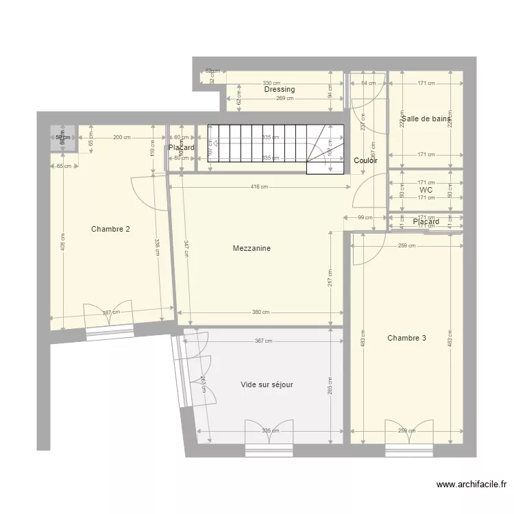 Charri&egrave;re Niveau 2. Plan de 